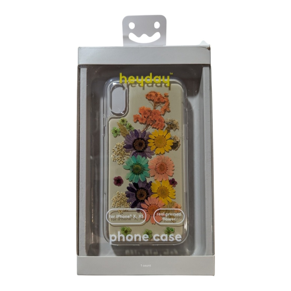 i3. Heyday Case For‎ Apple iPhone X/XS - Real Pressed Flower